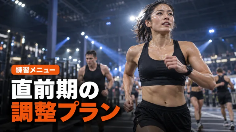 HYROX直前期の調整プラン｜週ごとの組み方