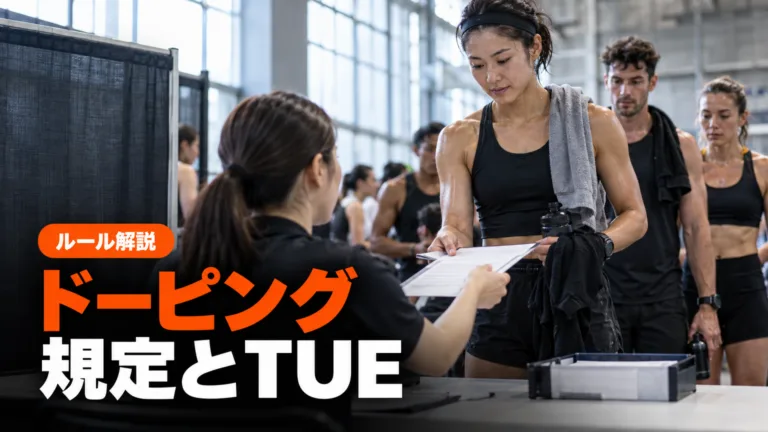 HYROXのアンチ・ドーピング規定｜検査とTUEの期限