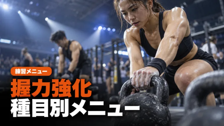 HYROXの握力強化メニュー｜種目別の鍛え分け