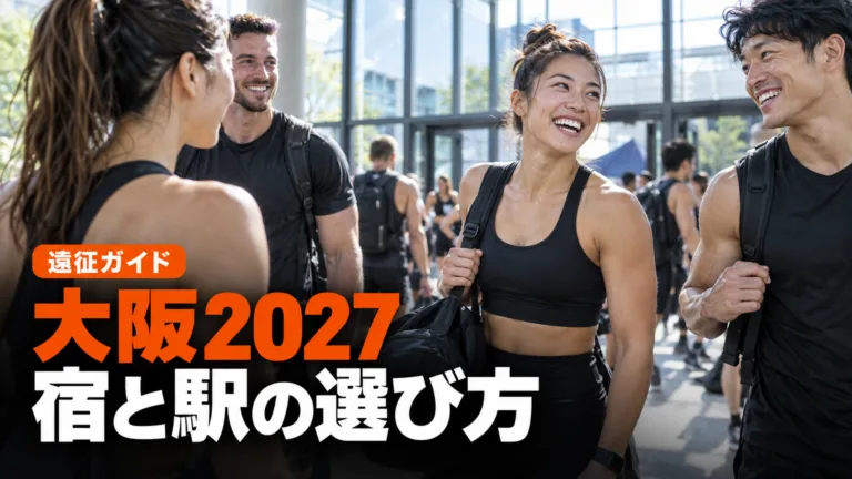 HYROX大阪2027遠征｜インテックス周辺の宿と駅