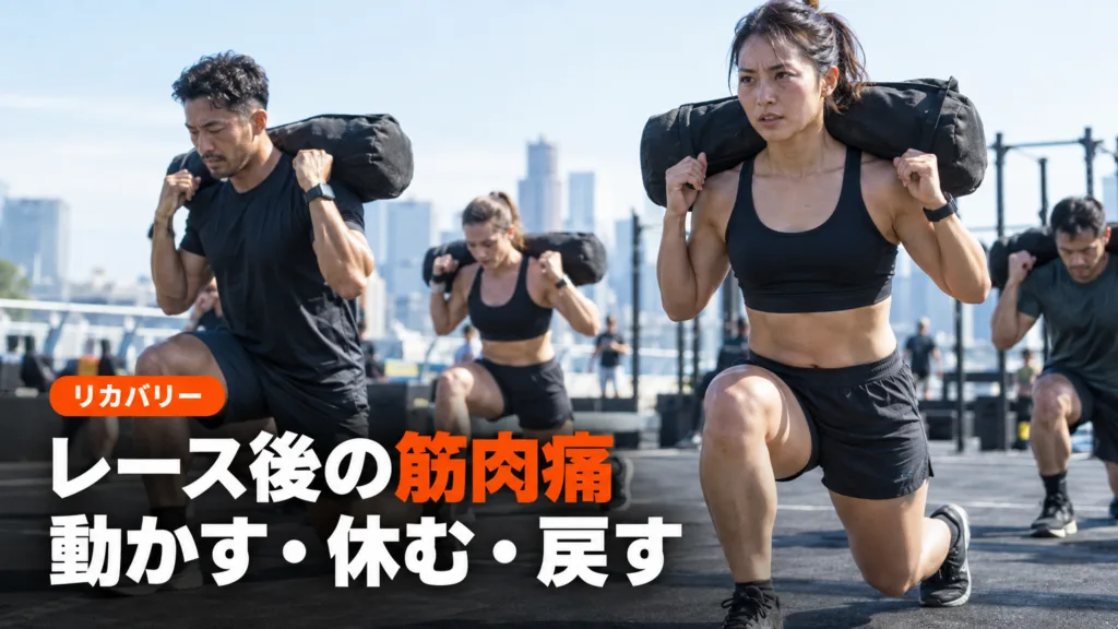 HYROXレース後の筋肉痛｜動かす・休む・戻す手順
