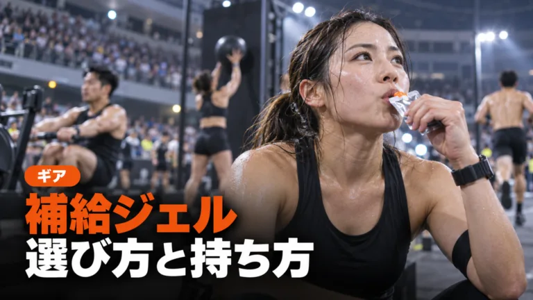 HYROX当日の補給ジェル比較｜選び方と持ち方