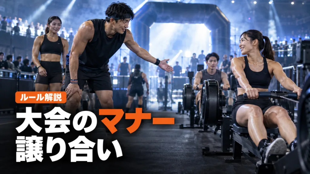 HYROX大会のマナー｜ROXZONEの譲り合いと声かけ