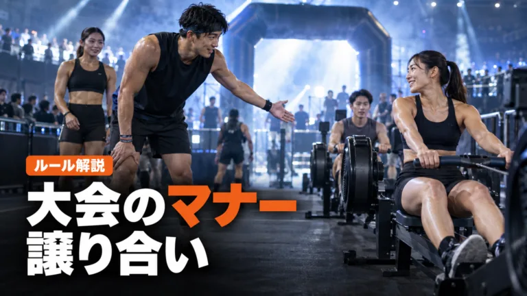 HYROX大会のマナー｜ROXZONEの譲り合いと声かけ