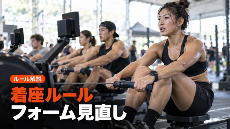 HYROXローイング着座ルール｜フォームの見直し方