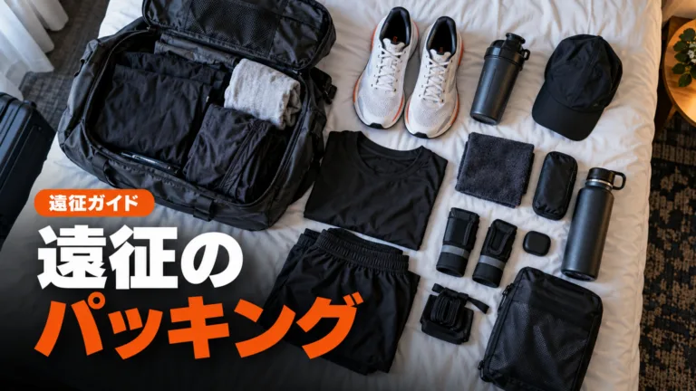 HYROX遠征のパッキングリスト｜前泊ありの荷物の決め方