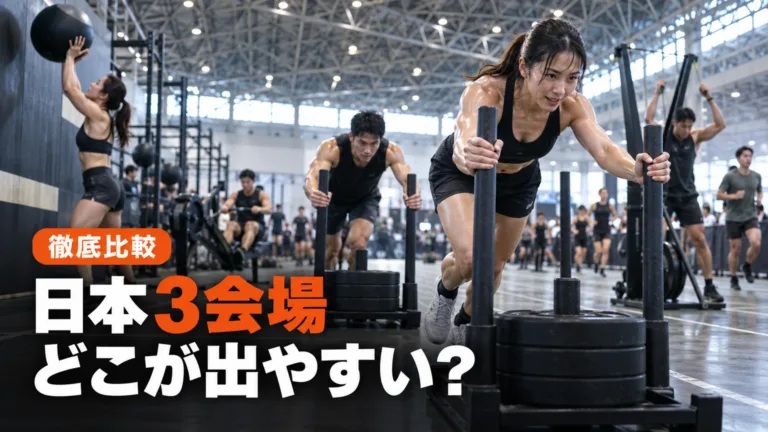 HYROX日本3会場の比較｜幕張・インテックス・ポートメッセ