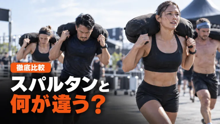 HYROXとスパルタンレースの違い｜距離と種目