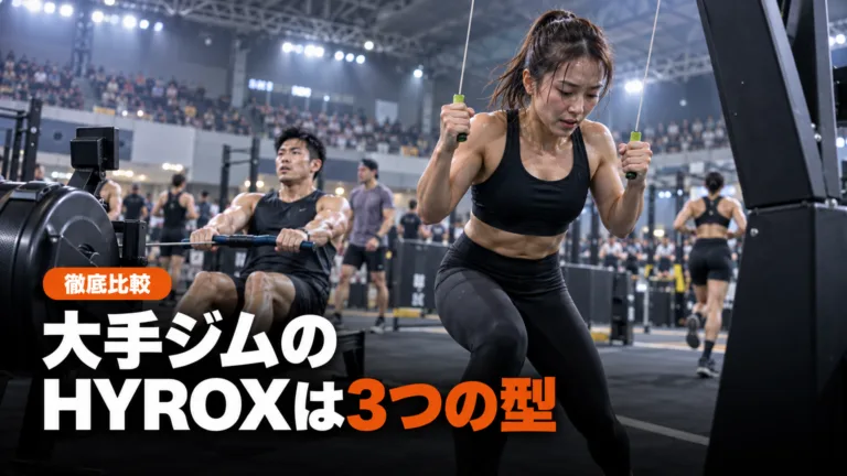 大手ジムのHYROXプログラム一覧｜クラス・器具・料金の型