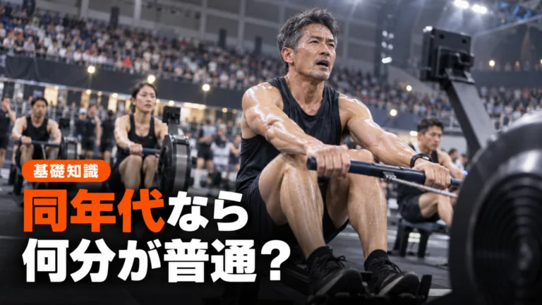 HYROXの年代別タイム目安｜区分ごとの分布