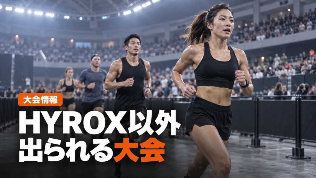 HYROX以外のフィットネスレース｜日本で出られる大会2026